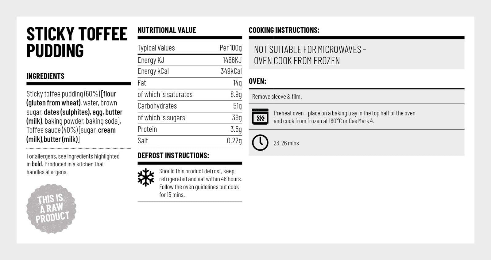Sticky Toffee Pudding Best Dessert Home Delivery Eatto.ie